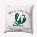 Santa Claws Lobster Indoor/Outdoor Throw Pillow