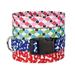 Casual Canine CC Pooch Patterns Collar - Pink Argyle - 18-26 In