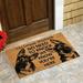 WQQZJJ Dog Welcome Pad Cute Front Door Welcome Pad 15.7 X 23.6 Inches Dog Welcome Pad Welcome Pad Dog Gift Home Home Essentials Clearance