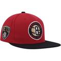 "Casquette Snapback Free Bird Brooklyn Nets Mitchell & Ness bordeaux/noir pour hommes - Homme Taille: OSFA"
