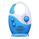 1Pc Portable AM/FM Shower Radio Household Bathing Radio Mini Waterproof Radio