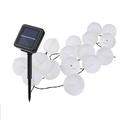 Meuva Outdoor Light Lamp Solar Power Yard Garden Lawn Landscape 30 lights Warm Outdoor String Lights Battery Operated 10 Light String of Lights Led Outdoor Rope Lights