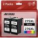 PG-275XL CL-276XL Ink Cartridge Black and Tri-Color 275 275/276 Ink Replacement for Canon TR4720 TS3522 TS3520 Printer - High Yield