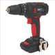 Sealey Cordless Hammer Drill/Driver Ø10mm 18V 1.5Ah Lithium-ion 2-Speed - Fast Charger