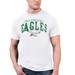 Men's Starter White Philadelphia Eagles Retro Graphic Crew Short Sleeve T-Shirt