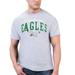 Men's Starter Gray Philadelphia Eagles Retro Graphic Crew Short Sleeve T-Shirt