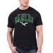 Men's Starter Black Philadelphia Eagles Retro Graphic Crew Short Sleeve T-Shirt