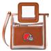 Women's STAUD Cleveland Browns Clear Mini Shirley Bag