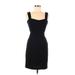 Club Monaco Casual Dress - Sheath Sweetheart Sleeveless: Black Print Dresses - Women's Size 0