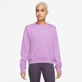 Trainingsshirt NIKE "DRI-FIT ONE WOMEN'S LONG-SLEEVED CREW-NECK TOP" Gr. M (40/42), lila (rush fuchsia, white) Damen Shirts langarm