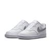 Sneaker NIKE SPORTSWEAR "Court Vision Low Next Nature", Gr. 40,5, silber (weiß, silber), Synthetik, sportlich, Schuhe