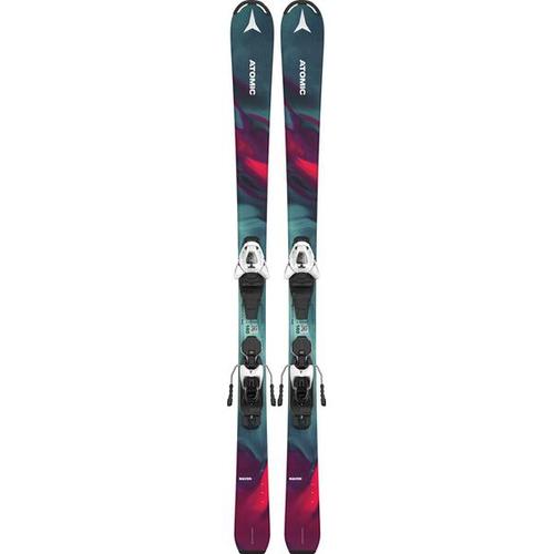 ATOMIC Kinder All-Mountain Ski MAVEN GIRL 130-150 + L 6 GW Ka, Größe 140 in Grau