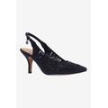 Wide Width Women's Vanani Pump by J. Renee in Black (Size 10 1/2 W)