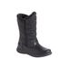 Wide Width Women's Edgen Waterproof Boot by TOTES in Black (Size 7 W)