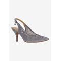 Wide Width Women's Vanani Pump by J. Renee in Pewter (Size 8 W)