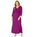 Plus Size Women's AnyWear Medallion Maxi Dress by Catherines in Berry Pink (Size 3X)