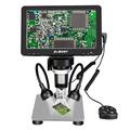 SVBONY SV604 Microscope,7inch LCD Digital,1x-1200x Magnification Zoom,1080P,for Kids,Adults,Wired Remote,with HD Screen,for Coin,Stamp,Plants,Insect,Soldering,School Teaching,PCB Repair