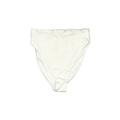 ASOS Swimsuit Bottoms: White Solid Swimwear - Women's Size 12