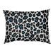 East Urban Home Indianapolis Football Outdoor Dog Pillow Metal in Blue/White/Black | Extra Large (40" W x 50" D x 6" H) | Wayfair