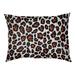 East Urban Home Indianapolis Football Outdoor Dog Pillow Polyester in Orange/Black | Small (18" W x 28" D x 4" H) | Wayfair