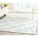 White Rectangle 3' x 5' Area Rug - Safavieh Precious Hand-Tufted Blue/Beige Area Rug Polyester/Cotton/Wool | Wayfair PRE153M-3