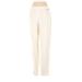 Twin-Set Simona Barbieri Casual Pants - High Rise: Ivory Bottoms - Women's Size Medium