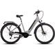 E-Bike SAXONETTE "SAXONETTE Deluxe Sport (Trapez)" E-Bikes Gr. 45 cm, 28 Zoll (71,12 cm), silberfarben (schwarz) E-Bikes