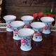 Set of 6x Royal Crown Derby Posies Egg Cups Fine Bone China