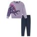 Andy & Evan PURPLE DINO Girls 2-Pc. Dino Sweater + Leggings Set 3T