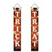 Halloween Decorations Happy Halloween Banner Halloween Couplets Halloween Front Door Garden Door Decoration Halloween Hanging Couplet Signs for Halloween Eve Carnival House Outdoor Party Decor