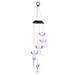 1pc Angel Shape Wind Chime Light Solar Garden Hanging Wind Bell Lights