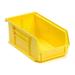 Plastic Storage Bin - Parts Storage Bin - 4-1/8 x 7-3/8 x 3 Yellow - Lot of 24