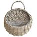 Wall Fence Hanging Planter Handmade Rattan Basket Hand Made Wicker Rattan Flower Basket Flower Pots Hanger Garden Decoration Indoor Outdoor Watering Hanging Baskets