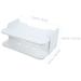 1 Set of Wall Mount Floating Shelf Projector Shelf Router Wall Hanging Shelf Punching-Free Storage Shelf