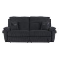 Talma Black 3 Seater Sofa | Fabric 3 Seater Sofa