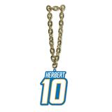 MOJO Justin Herbert Los Angeles Chargers Player Fan Chain Necklace