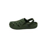 Extra Wide Width Men's Rubber Clog Water Shoe by KingSize in Army Green (Size 11 EW)
