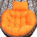 Egg Chair Cushion Only - Thick Hanging Egg Chair Cushion - Washable Cover Hanging Hammock Chair Cushion - Garden Hanging Swing Chair Cushion - Chair Mat Pads Replacement (Multi-color)