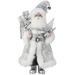 The Holiday Aisle® 18" Santa w/ Jewel & Tree, Resin | 18 H x 10 W x 7 D in | Wayfair 115824768622456BA5220016C87FAD6F