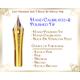 Bock Size 5 Bi-metal 23K Gold Plated Left Handed Fountain Pen Nib with Housing and Feed - Hand Calibrated and hand Polished