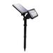 6-LEDs Solar Powered Lawn Light Garden Stake Light Outdoor Dual Installation Mode Projection Lamp Spot Lamp For Pathway Yard (Co