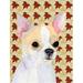 Carolines Treasures Chihuahua Fall Leaves Portrait Flag Garden Size