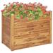 vidaXL Planter Flower Plant Box for Outdoor Patio Garden Solid Wood Acacia