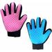 Pet Grooming Glove 2 Pieces Grooming Glove Cat Dog Pet Massage Gloves Multifunction Pet Grooming Glove Silicone Hair Removal Pet Gloves Hair Removal Gloves For Short And Long Haired Pets