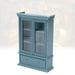 OUNAMIO 1:12 Dollhouse Double Door Cabinet - Bookshelf Display Cupboard Furniture Decor for Kids