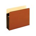 Globe-Weis/ZQRPCA Accordion File Pockets 3.5 Inch Expansion Letter Size 25 Pockets Per Box Brown (C1524EHD)