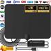 Amplified HD Digital TV Antenna 400+ Miles Range Portable Support 4K 1080p Indoor Outdoor TV Digital HD Antenna with Local Channels All Television Switch Amplifier Signal Booster