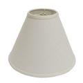 Maykoosh Sophisticated Simplicity Deep Cone Hardback Lampshade with Washer Fitter Off White Fabric Lampshade for Table Lamps Natural Linen 6 Top x 19 Bottom x 13 Height