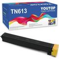 YOUTOP 1PK TN-613 TN613 Yellow Toner Cartridge Compatible for Konica Minolta bizhub C452 C552 C652 (A0TM230)