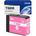 T5806 Ink Cartridge Remanufactured T580 Light Magenta Ink Cartridge Replacement for Epson Stylus Pro 3800 3800 Professional Edition Printer(1-Pack)